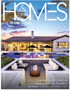 Homes & Land Inland Empire magazine cover