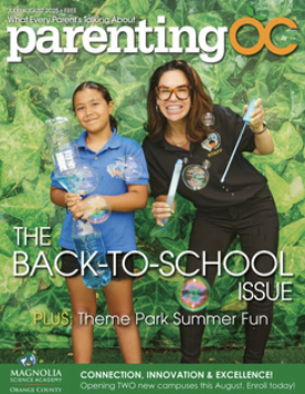 Parenting OC magazine cover