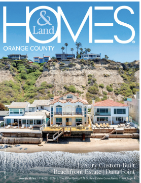Homes & Land Orange County magazine cover